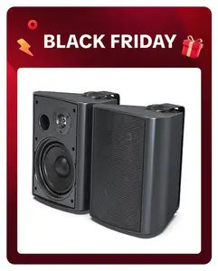 Herdio Waterproof Wall Mount Speaker System Active + Passive Pair Wireless Bluetooth Compatible Indoor/Outdoor Stereo Sound Set with AUX IN--3.5inches 200 Watts /4inches 200 Watts /5.25 Inches 300 Watts /6.5inches 400 Watts