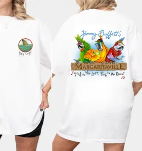 Vintage 90s Jimmy Buffett Margaritaville Key West T Shirt, Jimmy Buffett Tee, Gift For Fan , For Men And Women