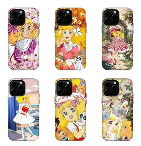 6 Styles Candy-Candy Anime Phone Case|Cute Retro Cartoon Protective Cover For iPhone 17 Pro Max 16 15 14 13 12 11 for Samsung S21 S22 S23 S24 S25 S26 Phone Case|Tough Phone Case|Gift For Fans|Gifts for anime lovers