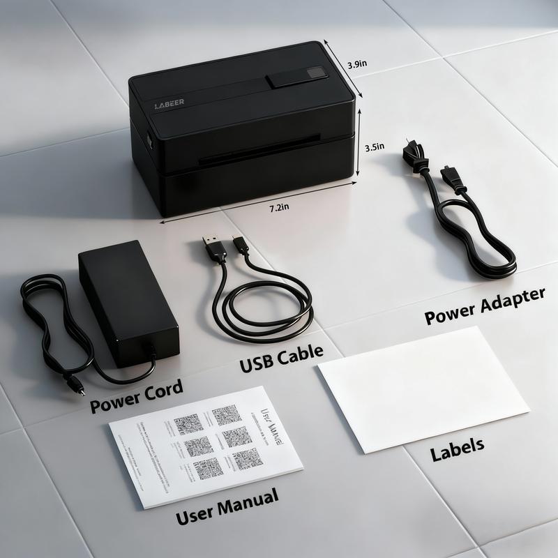 Shipping Label Printer Bluetooth Thermal Label Printer - 4x6 Thermal Printer for Small Business, Compatible with iPhone, Android, Amazon, Shopify, UPS