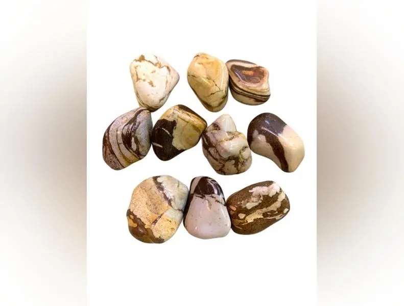 Zebra Jasper Tumbled Stone