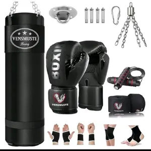 Heavy Punching Bag for Adults - Boxing Bag with 12oz Gloves  Perfect for MMA new
