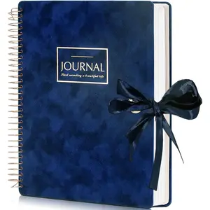 300 Pages Thick Spiral Notebook Journaling Notebooks   Journal for Women Men A4 Lined Journals for Writing with  Box, 8.5 x 11in, Blue