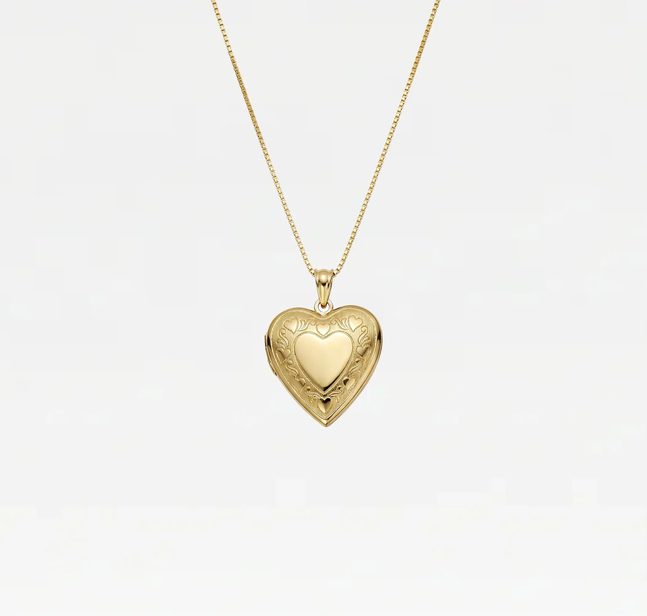 The Heart Texture Photo Locket