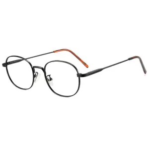 Cyxus Blue Light Blocking Glasses for Women Men,Oval Glasses Metal Frame Bluelight Glasses for Gaming/Computer/Screen 8562