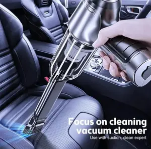 2-in-1 Cordless Car & Home Vacuum Cleaner | Powerful Suction & Blow Function | Wireless Rechargeable Handheld Dust Buster