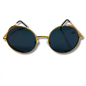 The Dizzy Unisex Round Metal Sunglasses with Side Shields x Available in Five Colors