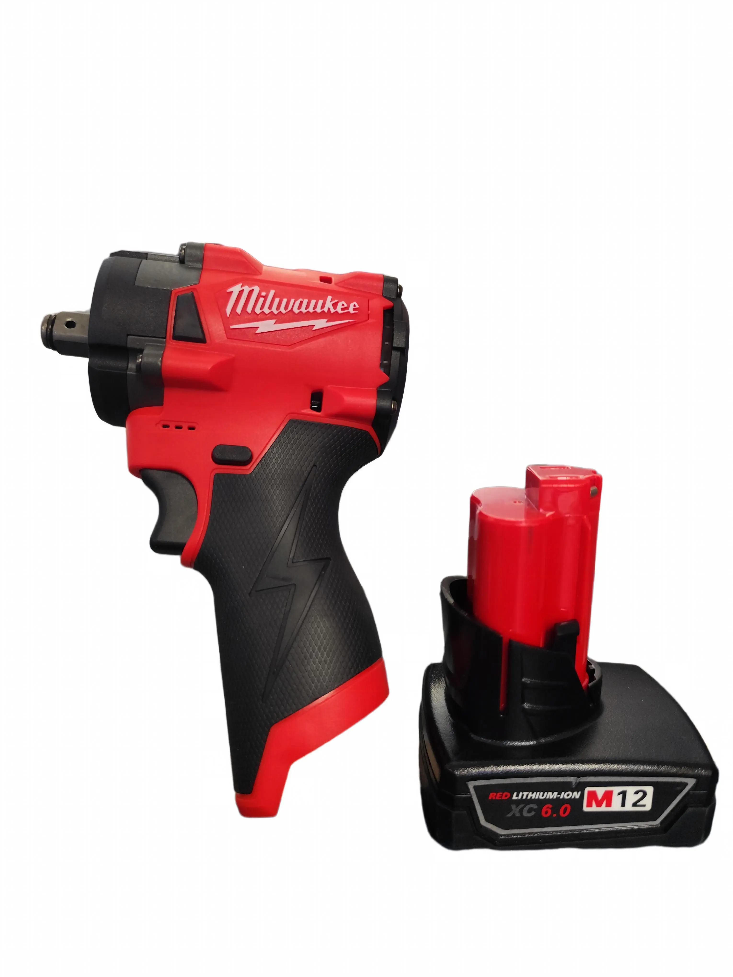 Milwaukee M12 FUEL Stubby 1/2" Impact Wrench,12V Brushless Cordless Impact Wrench High Torque Power Tool