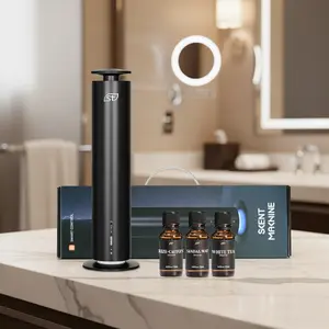 Luxury Hotel Aromatherapy Diffuser Set 360 Degree Battery Operated App Controlled House Indoor Aroma Diffuser with Premium Aroma Oils High-Quality Diffuser for Relaxation and Wellness