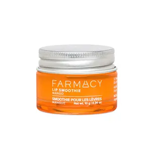 Farmacy Beauty Mango Lip Smoothie Peptide Lip Balm - Lip Moisturizer & Plumper with Vitamin C - Mango Scented with High Gloss Finish