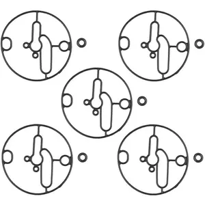 5 PCS Float Bowl Gaskets for B & S 698781 for Nikki Carburetor for John Deere for Troy-Bilt for Toro Lawn Mowers