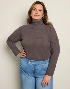 Plus Size Turtleneck Sweater