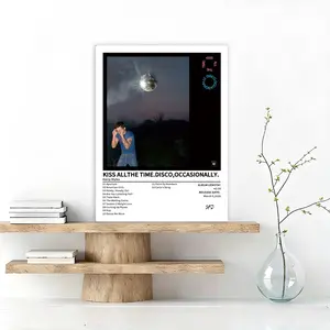 Harry Styles - Kiss All The Time. Disco, Occasionally. - Canvas print of the music album cover, hip-hop pop style, wall hanging decoration, perfect gift for home and office decoration, living room, bedroom art decoration, frameless.