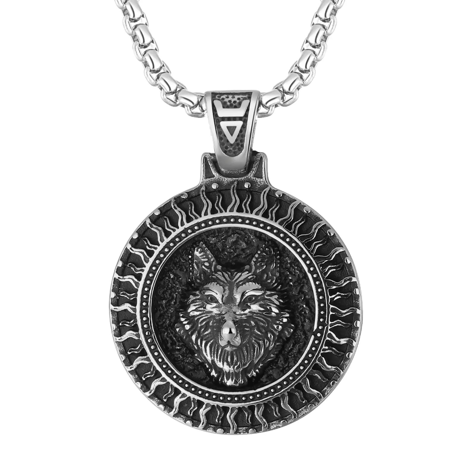 OIDEA Women's 3D Venus Goddess Head Pendant Necklace - Hypoallergenic Gold-Tone Stainless Steel Jewelry, 22-Inch Long Chain, 1.85-Inch Art-Inspired Daily Wear Accessory Gift, 3D Sculptured, Elegant, Female, Metal Coating, Venus Head, Chain & Link, No, Sta