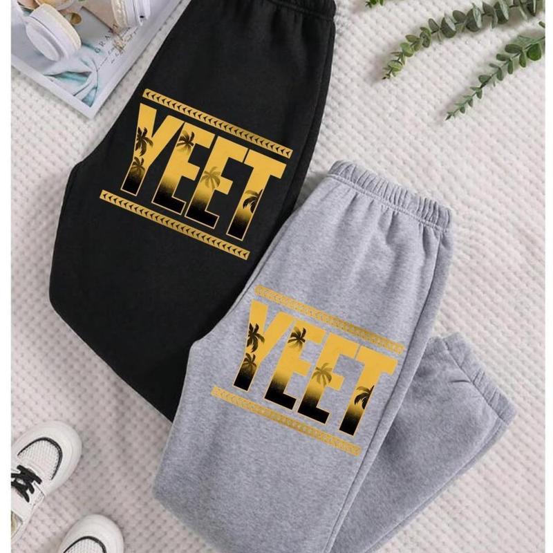 Vintage Yeet Sweatpants Black Jey Uso Four Letters Unisex Heavy Blend Graphic Streetwear WWE Sweatpants, Trendy Top Sweatpants, Unisex Cotton Graphic Casual Sweatpants, Gift For Fan, Men and Women, Best Gift SS