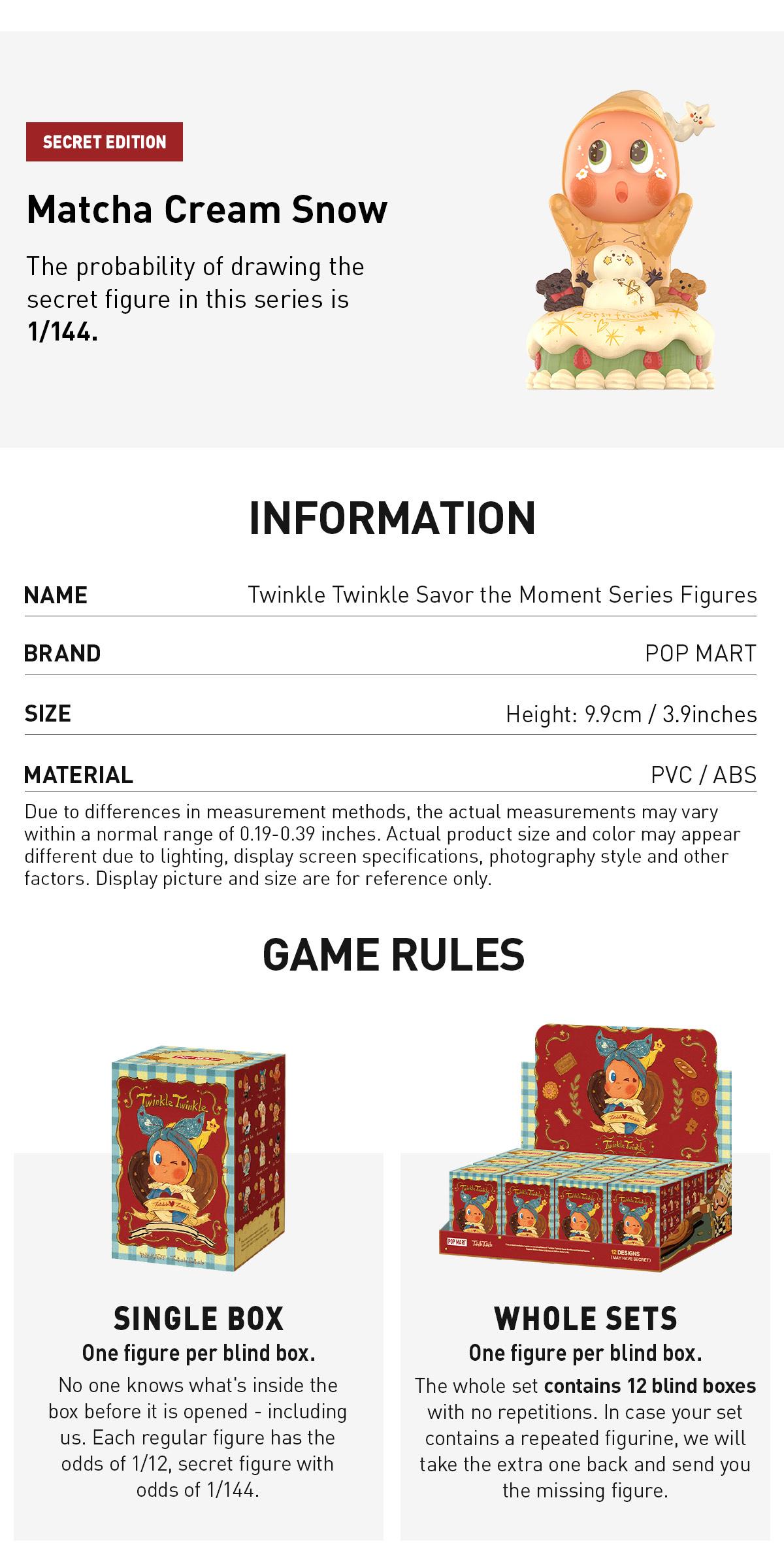 POP MART Twinkle Twinkle Savor the Moment Series Figures