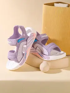 Toddler Girl's Fashionable Velcro Sandals, Casual Comfortable Sandals for Beach, Outdoor Sports, Daily Wear