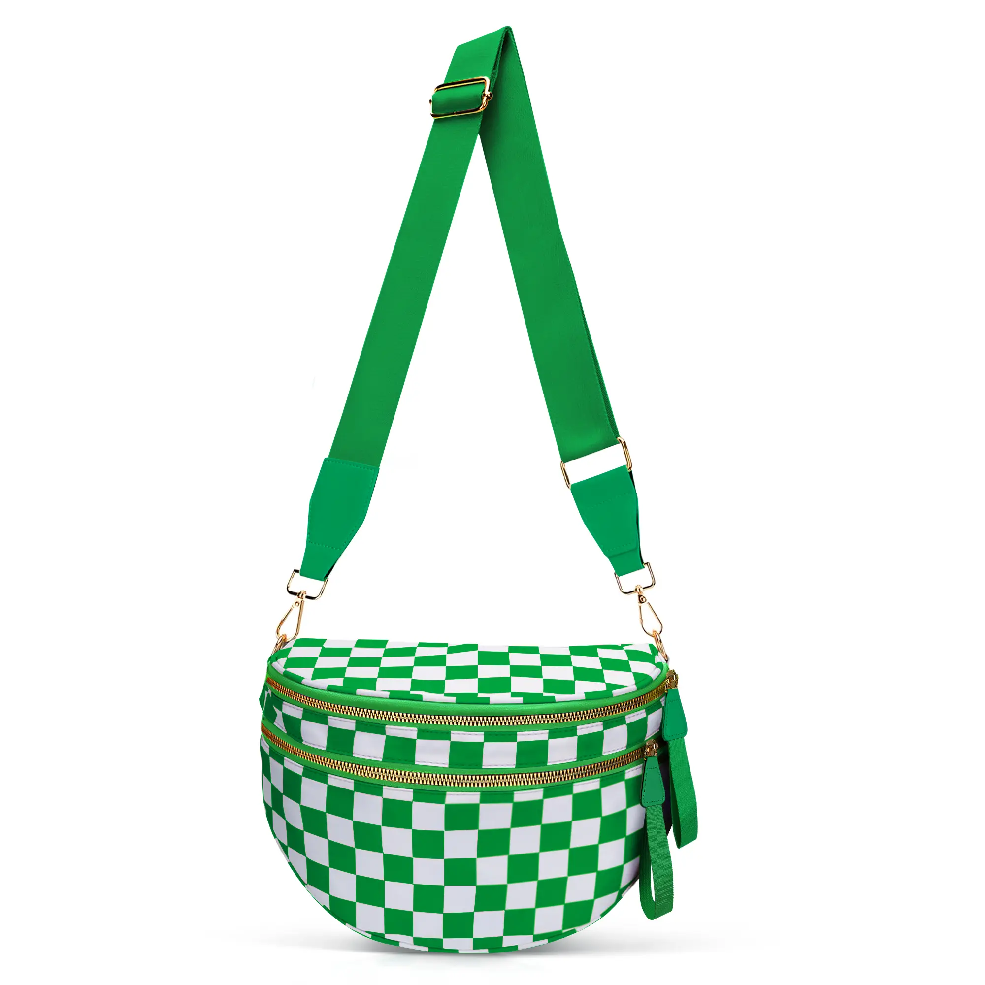Bright green pattern