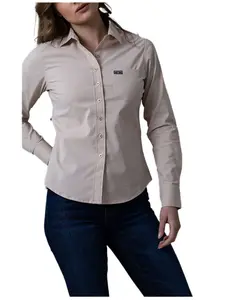 Kimes Ranch Women's Linville Long Sleeve Button-Down Western Stretch Shirt - Wto0000007-Nat