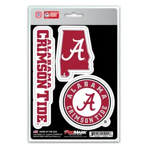 Alabama Decal - Pack of 3