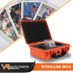 Case Graded Card Storage Box FGS GMA Sports Trading Cards 75/250 Weatherproof Toploaders, Card Hobby Box, Trade Card Box