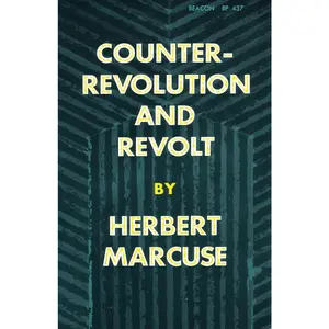USED-Counterrevolution and Revolt by Marcuse, Herbert (Paperback)