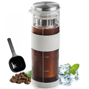 Cold Brew Coffee Maker with Coffee Spoon, 27oz/800ML Capacity, Ideal for Iced Coffee, Lemonade & Iced Tea, Perfect for Home Use