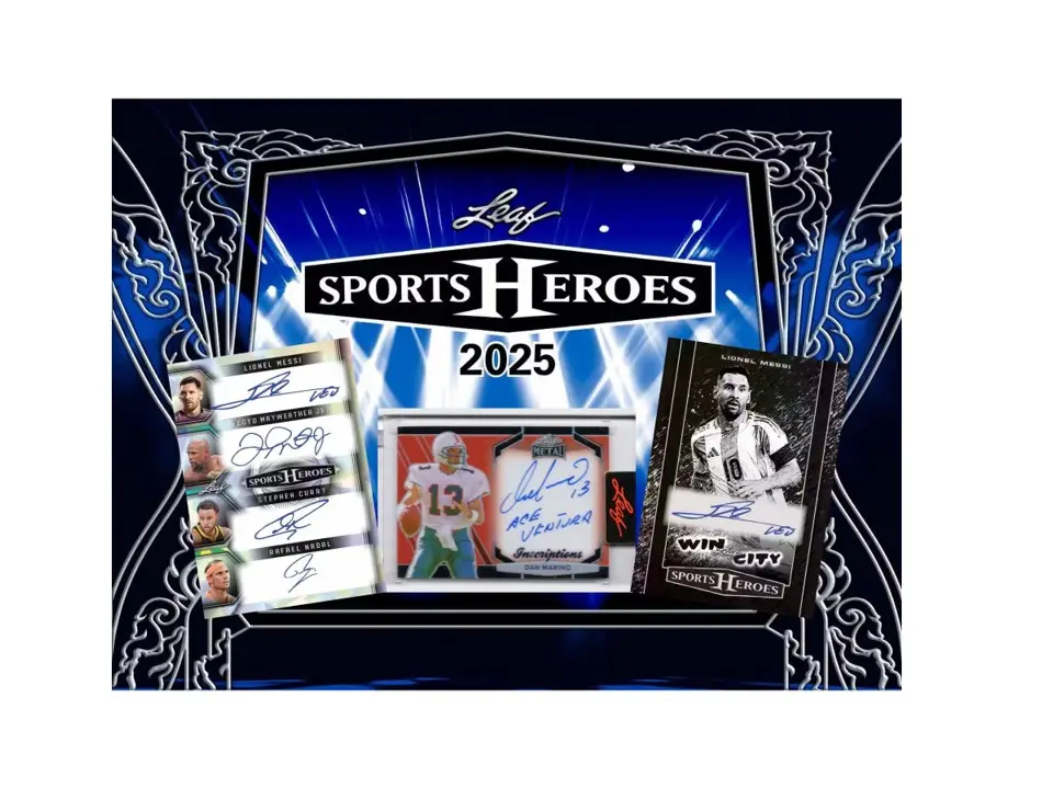 Serial # Break #7 2025 Leaf Metal Sports Heroes Hobby Box - Leaf Multi-Sport