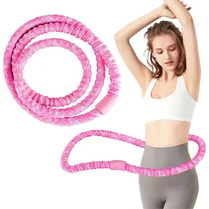 Women Velvet Spring Soft Hula Hoop, Silent Design, All-Inclusive Slimming Belly Wrap, Waist-Friendly Lower Abdomen Reducer, Fitness Hoop