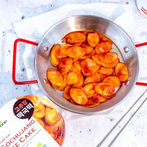 JAYONE Korean GOCHUJANG Spicy Sauce Tteokbokki 175g x 6 Bowls | Instant Microwave Meal Ready in 90 Seconds