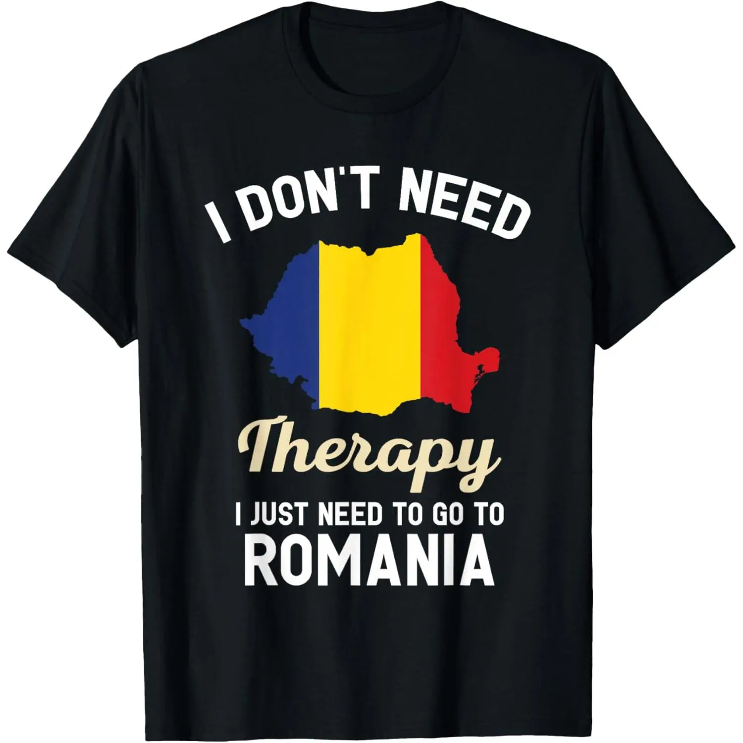 Men's Regular Fit Casual Cotton Knit Shortsleeve Round Neck Tshirt - Funny Romania Flag Map Drawing, Sports Streetwear Top, Travel Gift, Machine Washable Fabric, Graphic Print, All-Season, Printed Map, Crew Neck, Do Not Dry Clean, T-Shirt, Menswear