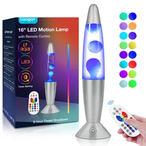 17 LED Colors Changing Liquid Motion Lamp, RGB Color Changing Night Light with Remote ,16 Inch Table Lamp for Bedroom,Home Decor Gifts creative decorative atmosphere light living room design table