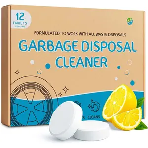 Garbage Disposal Cleaner and Deodorizer Tablets 20g 1 Year  Sink Cleaner, Prevents Odors,  Kitchen Drain Cleaning Care 12 Pack