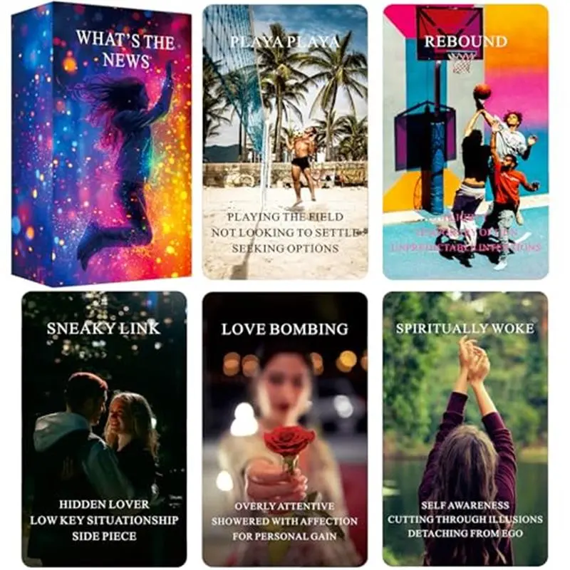 What's The News? Situations Oracle Cards, Tarot Cards for Beginners, Oracle Deck Used for Love, Career and Life Relationships