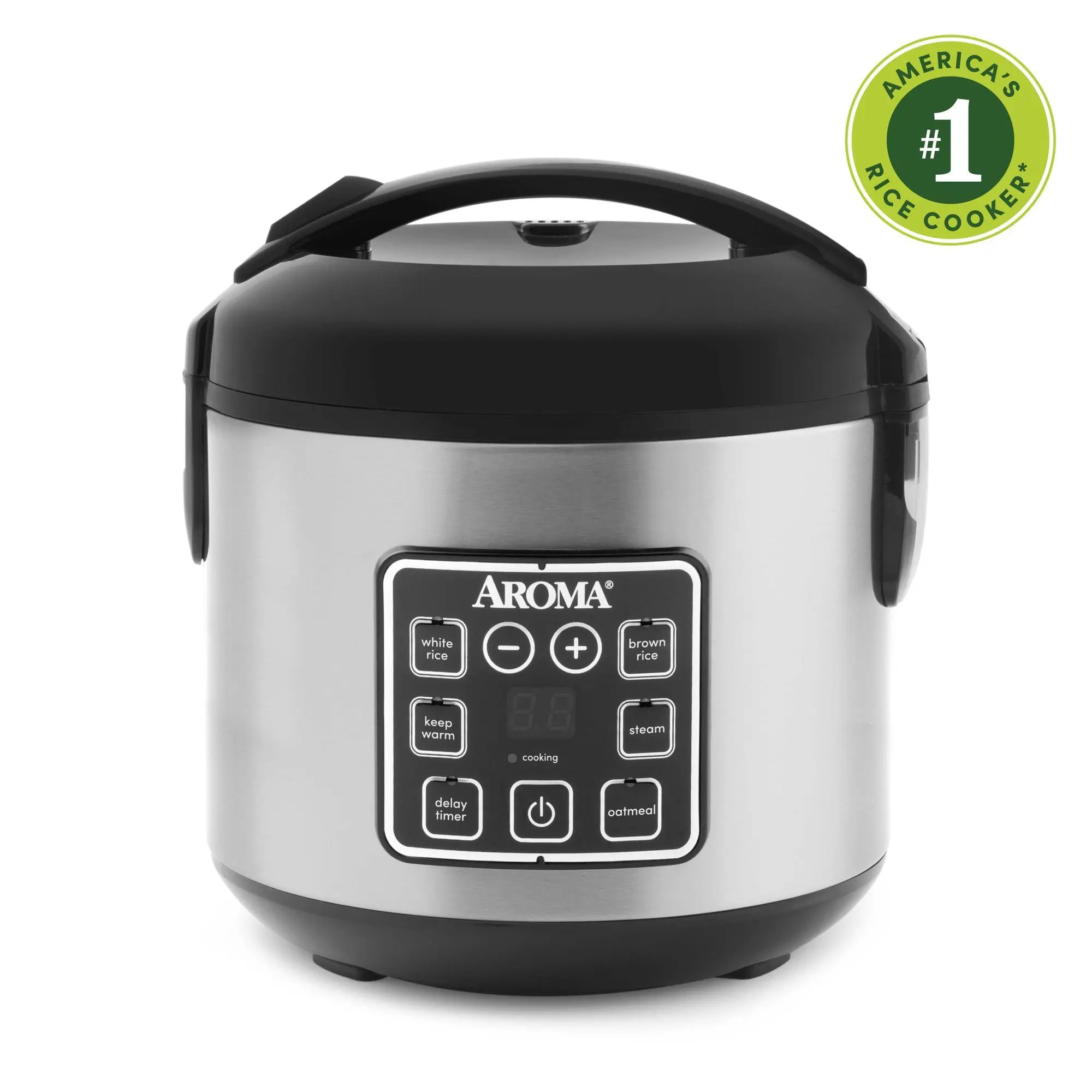AROMA® 8-Cup Digital Rice Cooker & Food Steamer with Bonded Granite® Nonstick Ceramic AROMA® 8-Cup Digital Rice Cooker & Food Steamer with Bonded Granite® Nonstick Ceramic