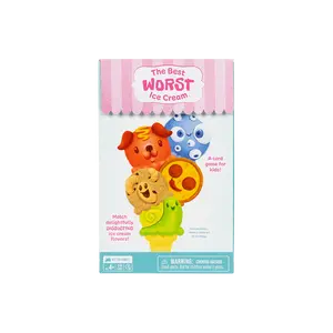 The Best Worst Ice Cream by Exploding Kittens - A Funny and Strategic Card Game for Kids and Families - Pattern Recognition - Ages 4+ - 2-6 Players