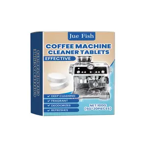 Coffee machine cleaning effervescent tablets, cleaner for coffee machine stains and dirt, renovation and maintenance cleaner