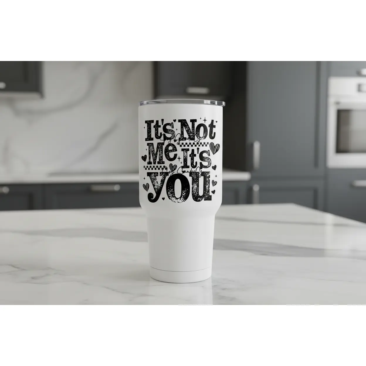 It's Not Me - UVDTF Decal for cups/hard surfaces sticker