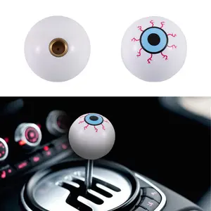 Brand New UNIVERSAL JDM WHITE EYEBALL Manual Gear Stick Shift Knob Lever Shifter