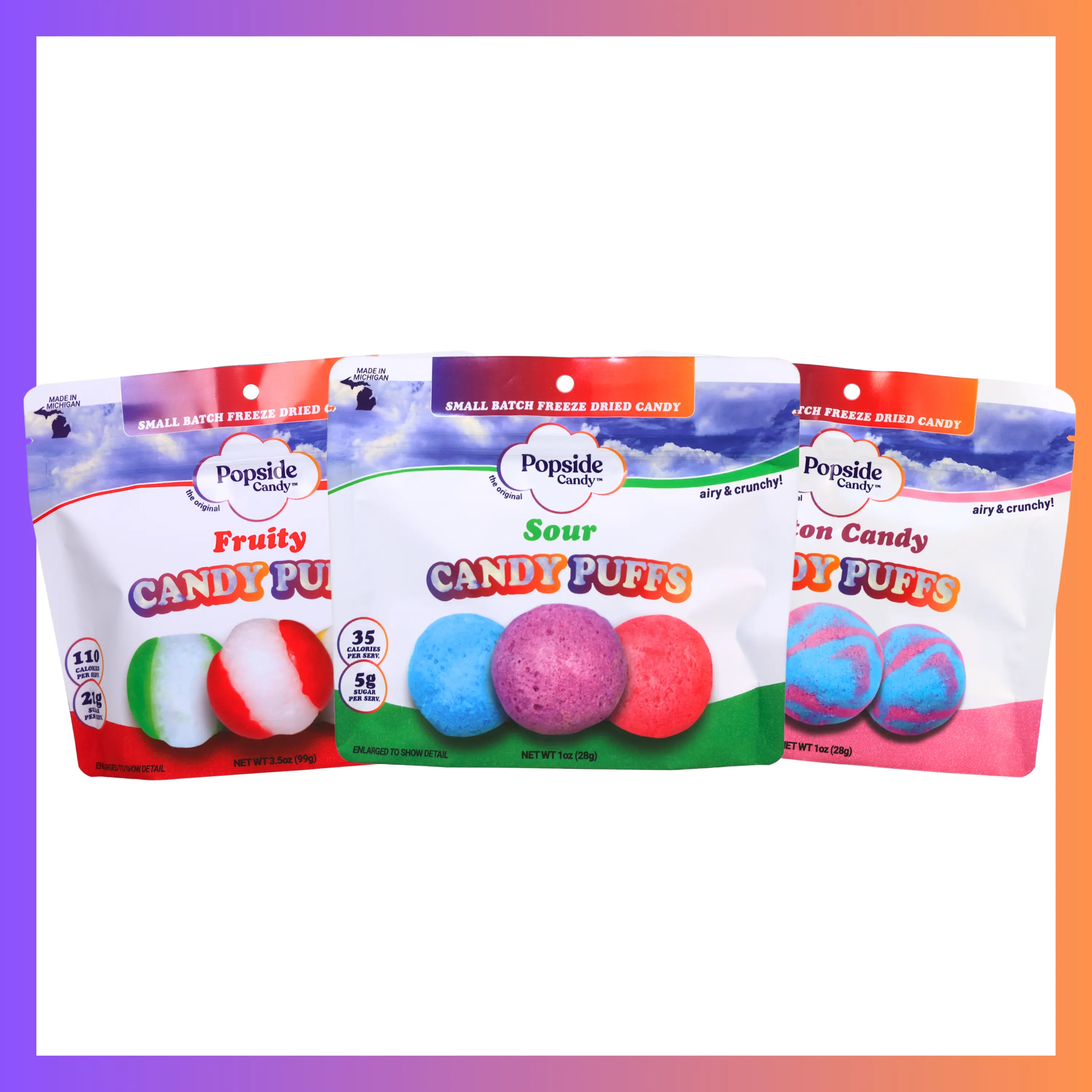 Freeze Dried Candy Fan Favorites Bundle - 3 Bags - Premium Freeze Dried Candy Sweet Snack