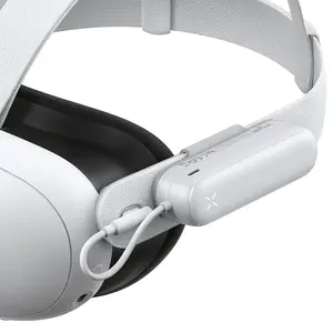 Pack for Meta Quest 3/3S and Oculus Quest 2, 5000mAh Extended  for Extra 2-4H Playtime, Lightweight VR Charger Accessories Compatible with Oculus  Strap and Elite Strap