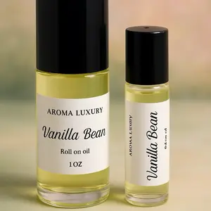 Vanilla Bean Roll On Fragrance Oils - Choose your size between 10 ML and 1 OZ