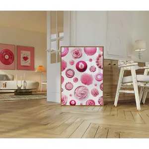 Maximalist Eclectic Decor Wall Art Print - Spherical Objects Collage - Vintage Aesthetic Style - 8Ball Poster