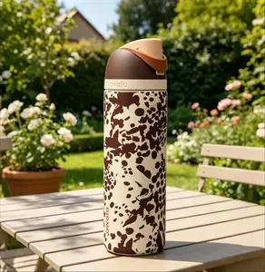 [New] Owala Color Drop 24oz FreeSip Cowgirl Core Cow Print Water, Western Aesthetic Leak Proof Bottle