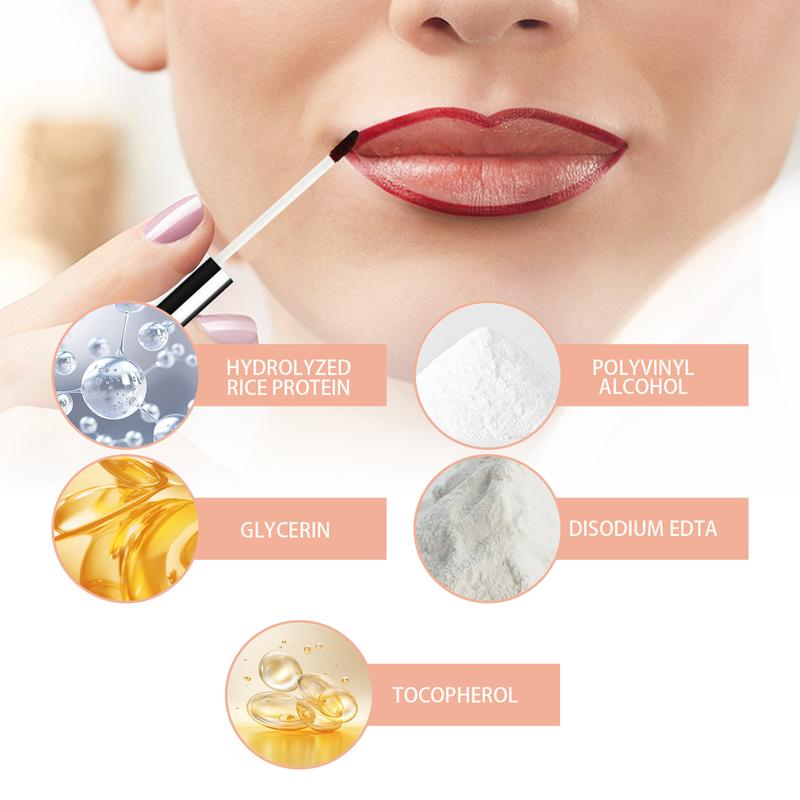 Buy 1 Get 1 Free Wine Red Peel-Off Lip Liner Pencil Plumps Lip Lines Enhances Lip Color Long-Lasting Transfer-Proof Waterproof Lip Makeup Set