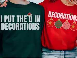 Couples Christmas T Shirt Matching Inappropriate Couples Sweater Funny Raunchy Ugly Xmas Party Tees for Husband Wife