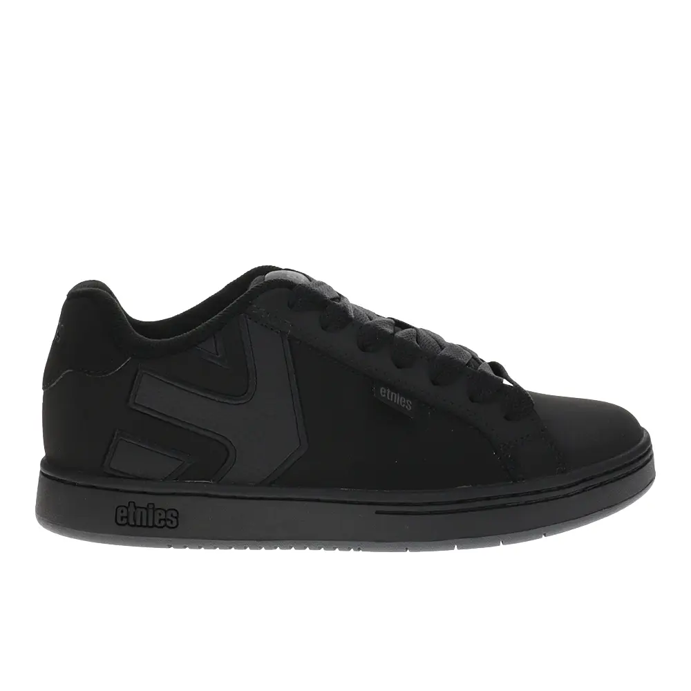 Etnies Mens Fader Lace Up Sneakers Shoes Casual - Black