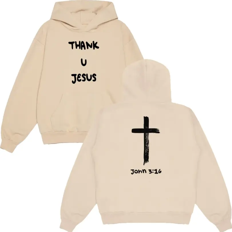 Daydrian Harding Merch Hoodie Thank U Jesus Holiday Hoodie