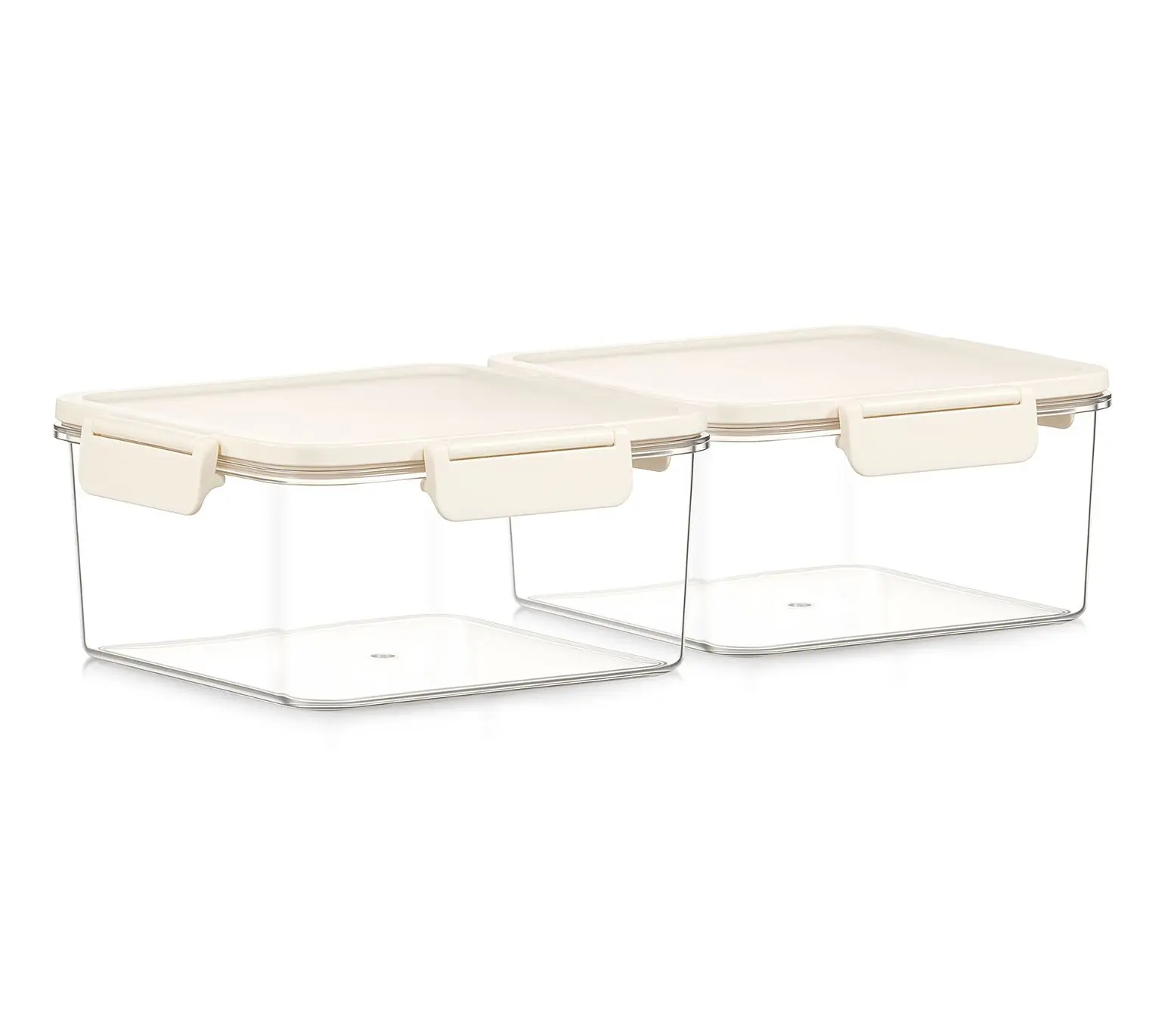 Sorbus Airtight Plastic Food C ontainer, Squar e Small, 2 Pack