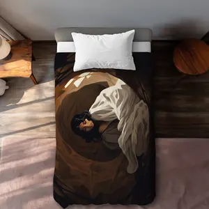 MWW C1DCTXLWW1F27N Warm Embrace Brown Twin Size Extra Long Duvet Cover - Cozy Home Decor Essential